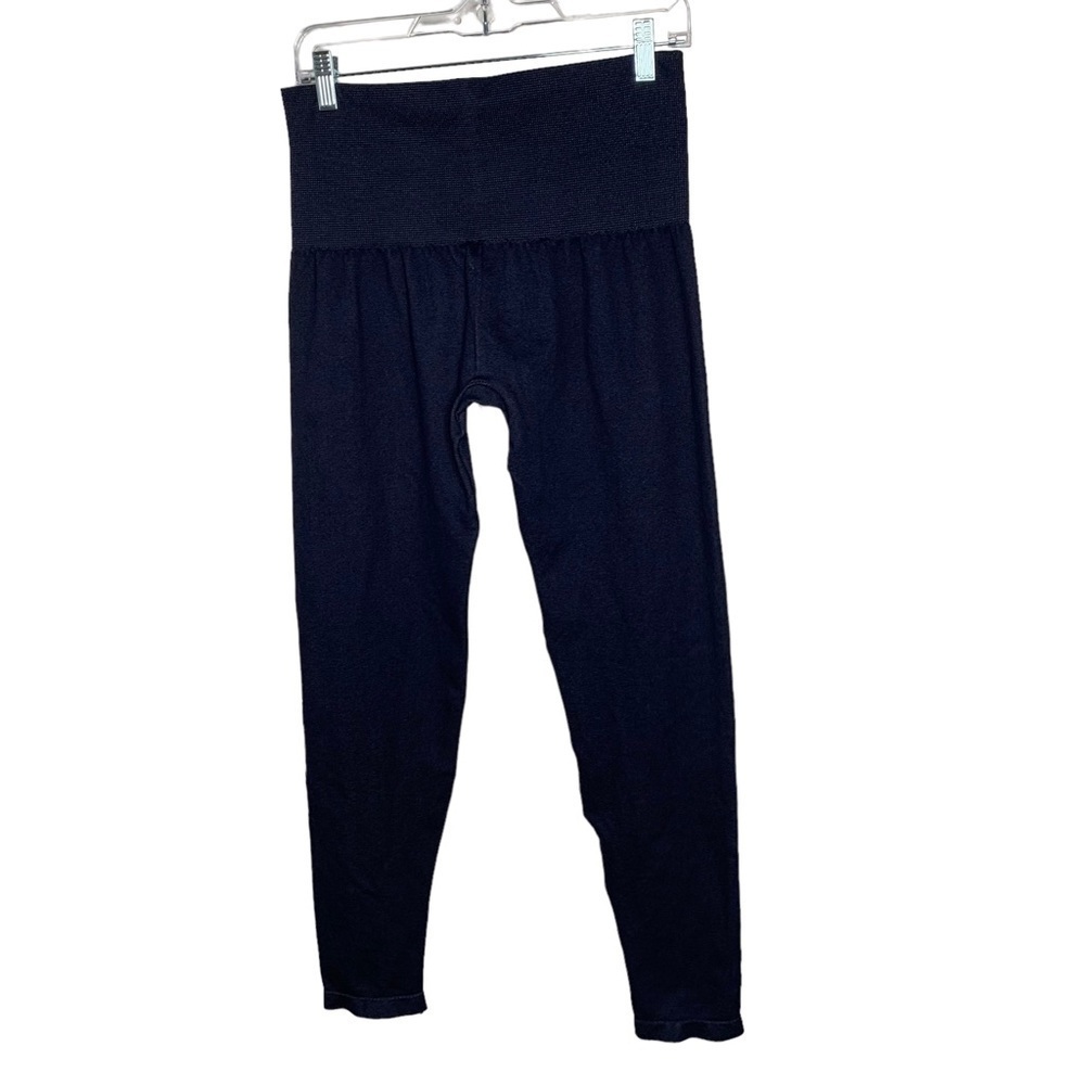Assets By Spanx Womens Dark Blue 1X Legging Runs Smaller